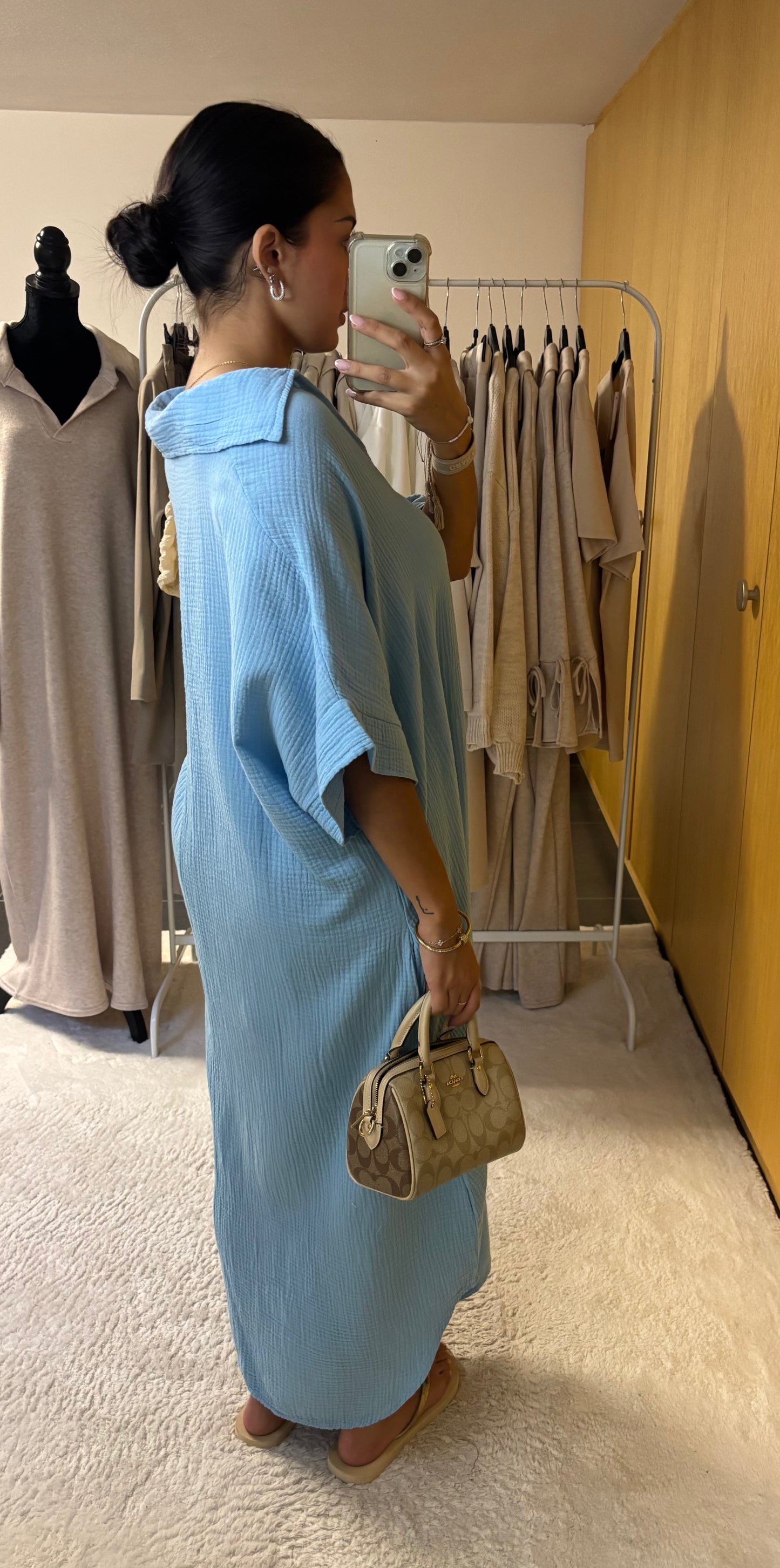 Robe Clara bleu