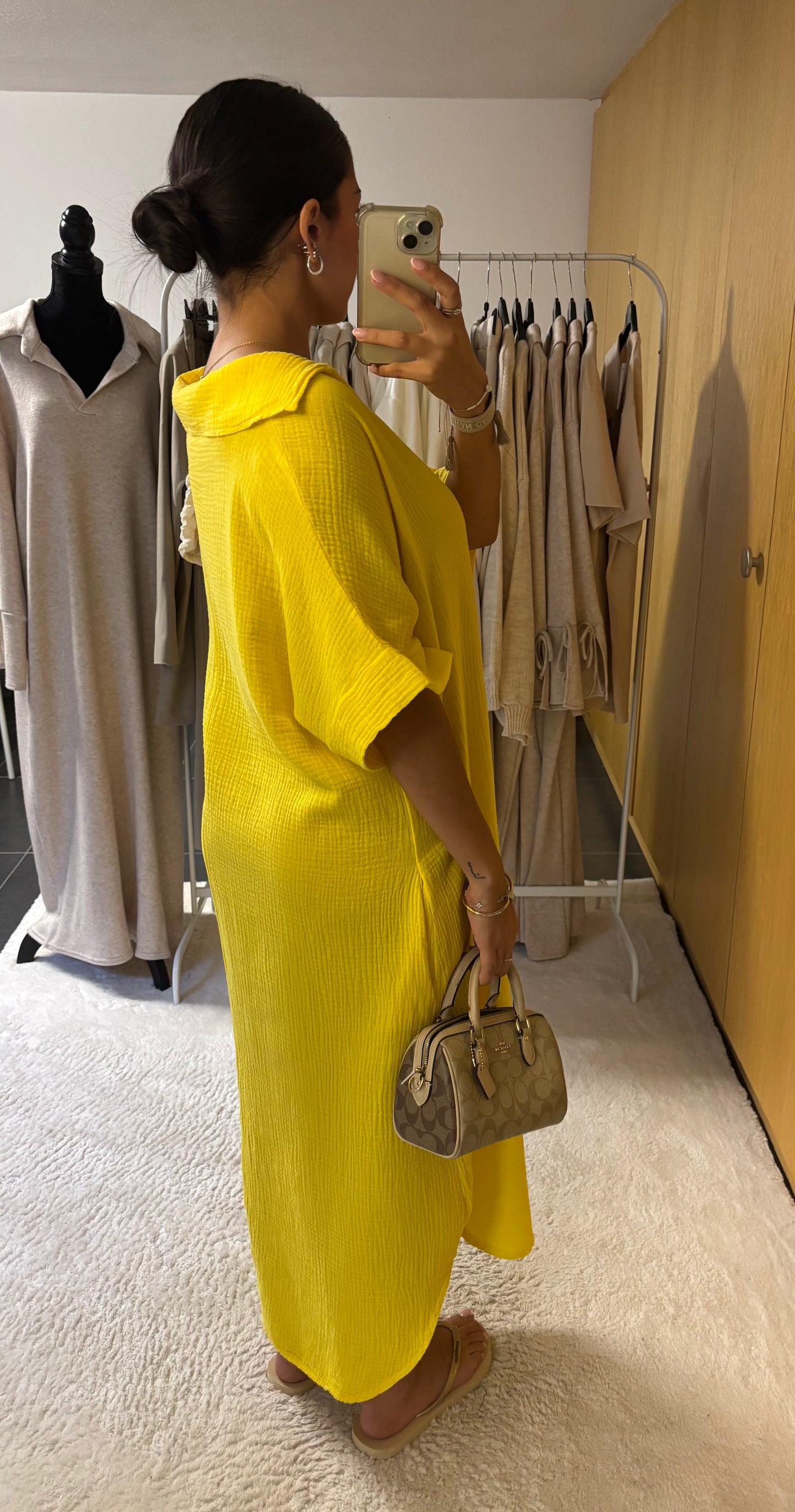 Robe Clara jaune
