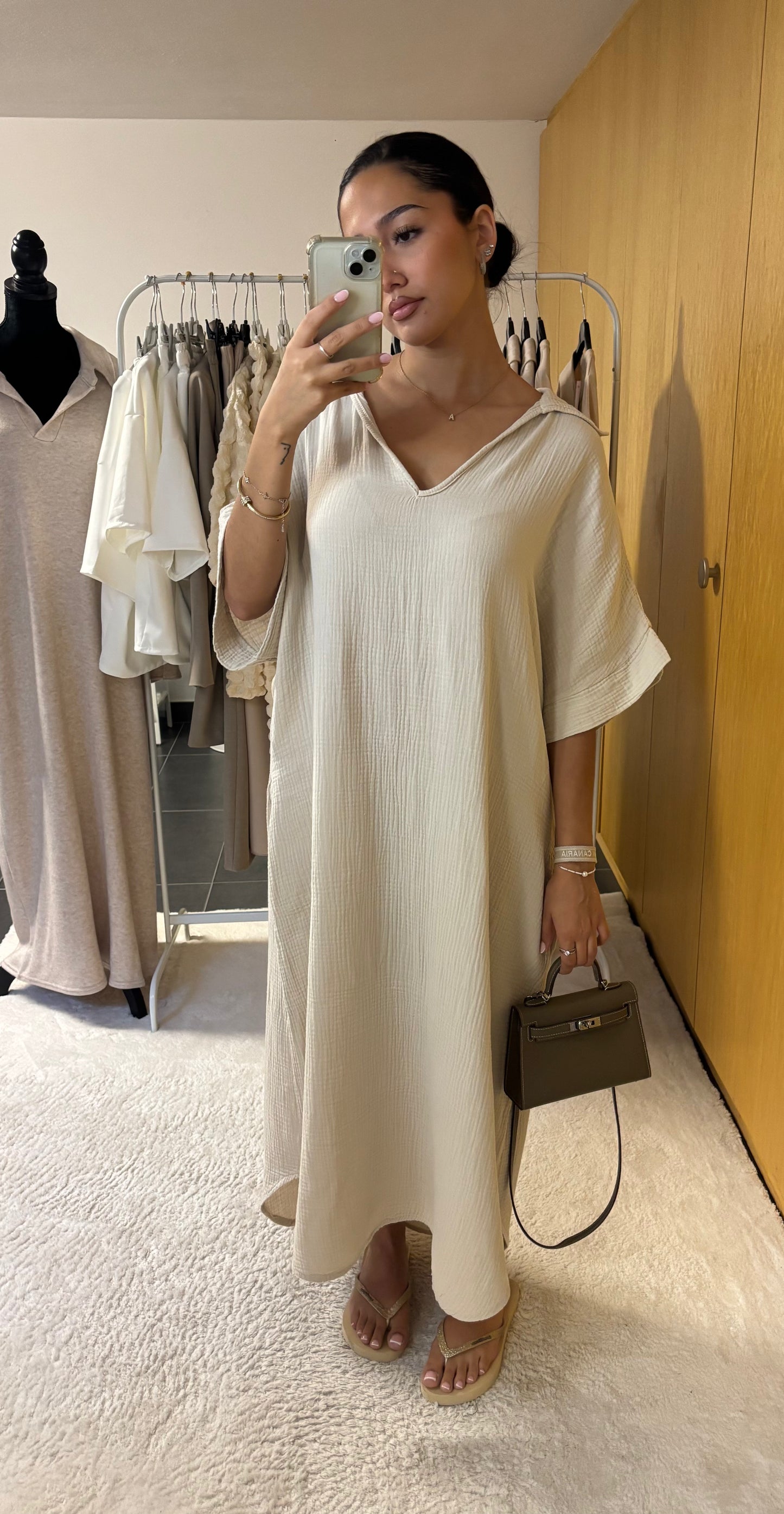Robe Clara beige