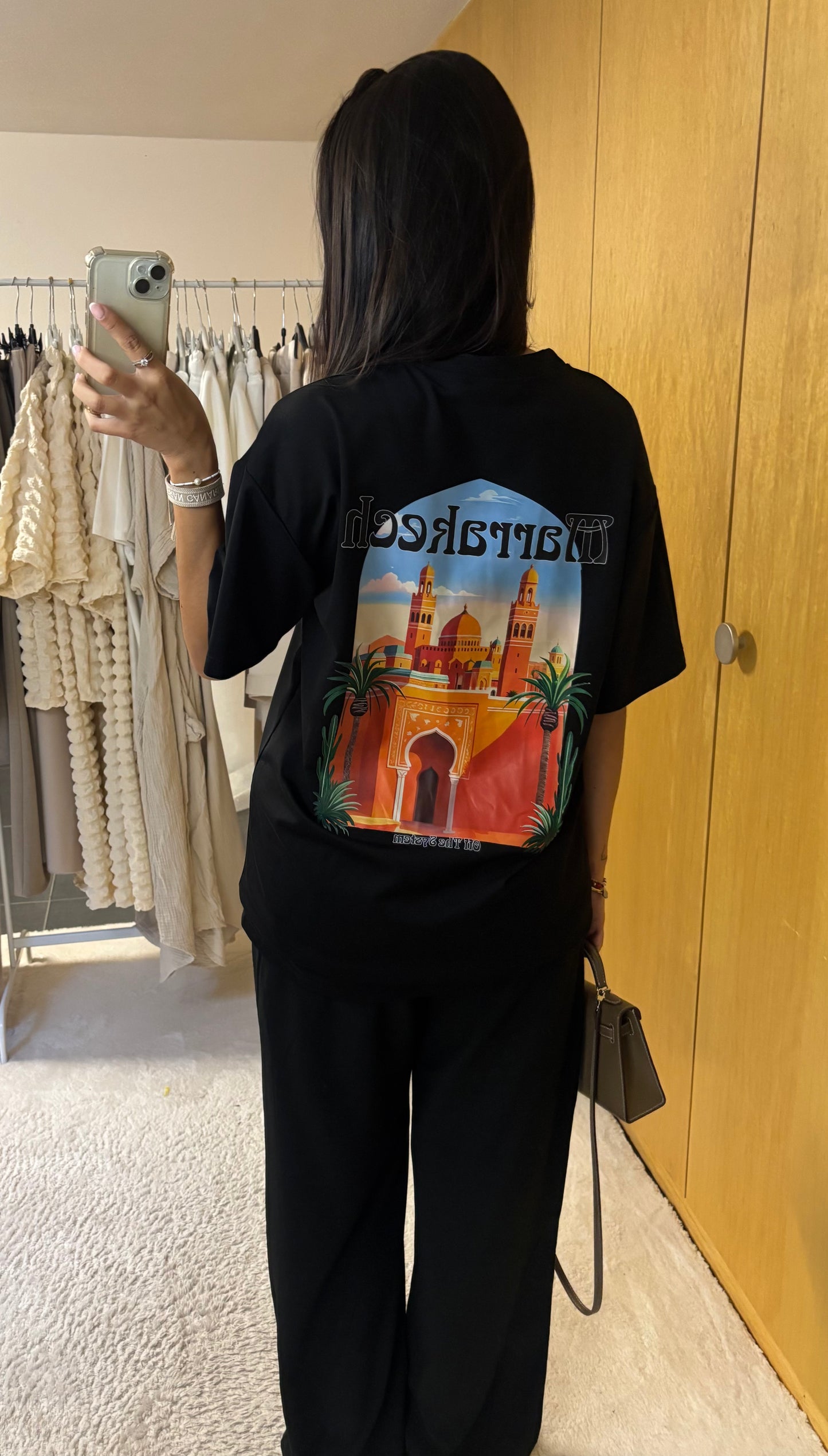 T-shirt Marrakech noir