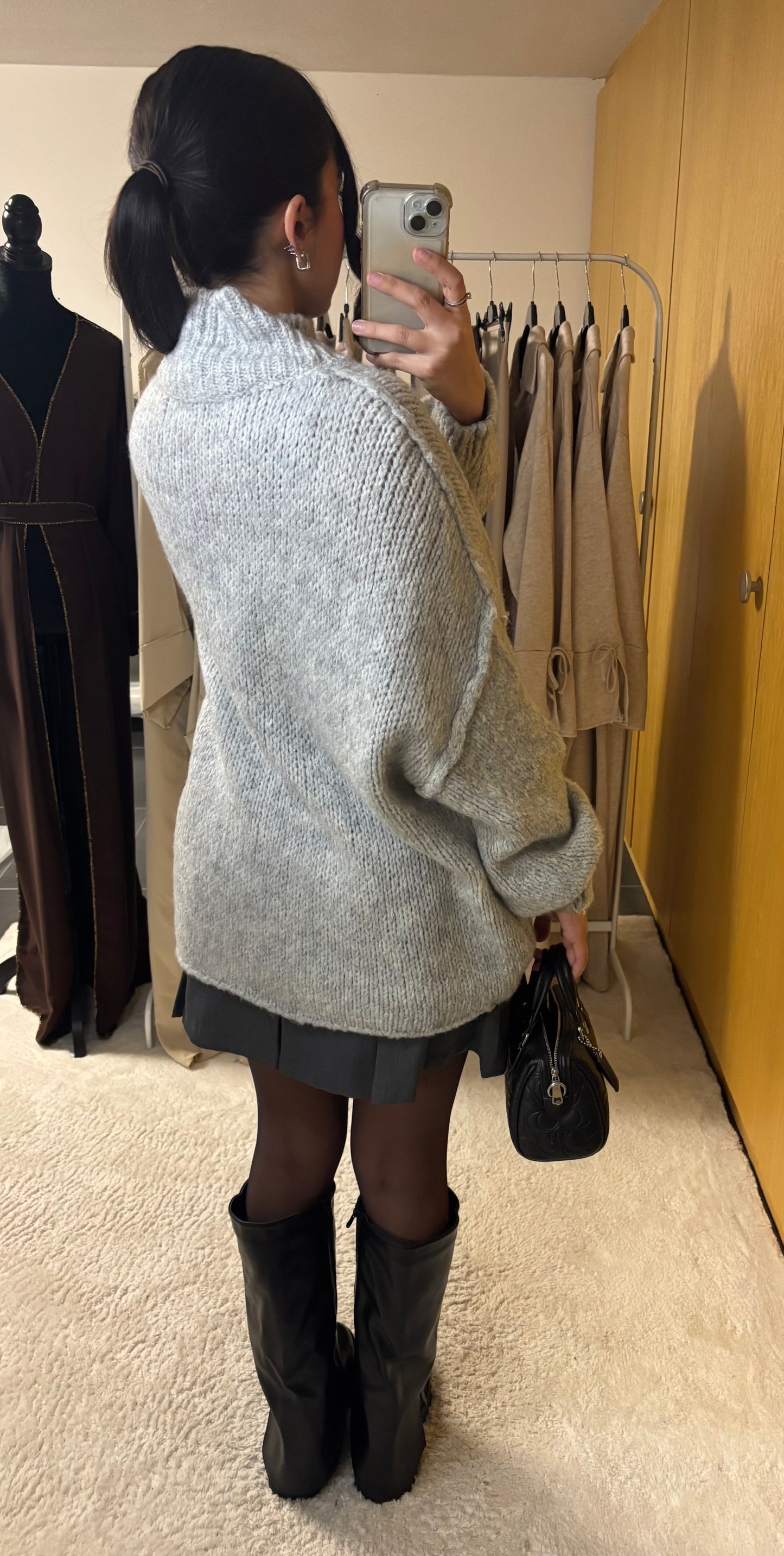 Pull Sandra gris clair