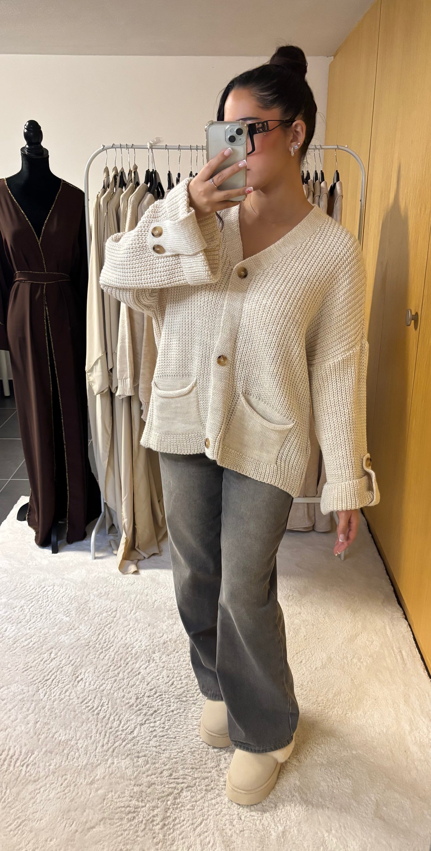 Cardigan Bella beige