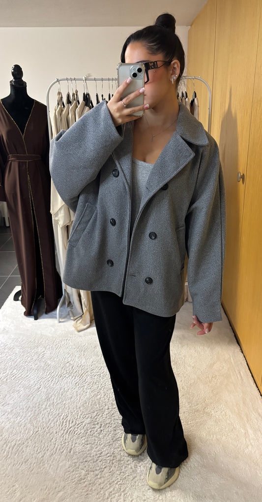 Manteau Lúcia gris