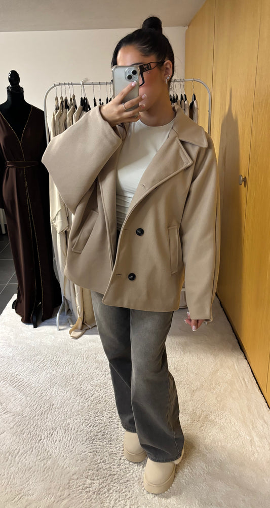 Manteau Lúcia beige