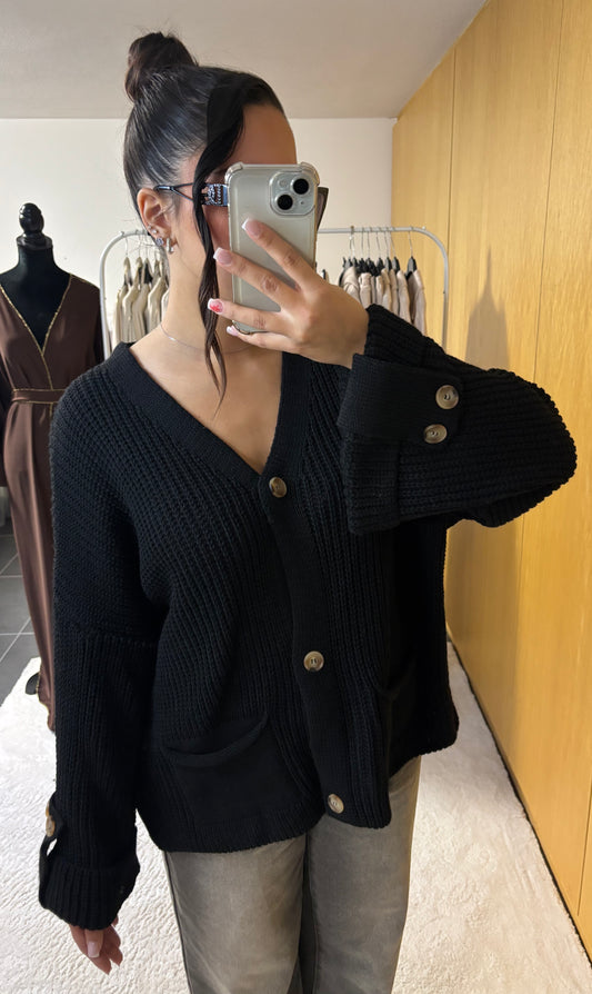 Cardigan Bella noir