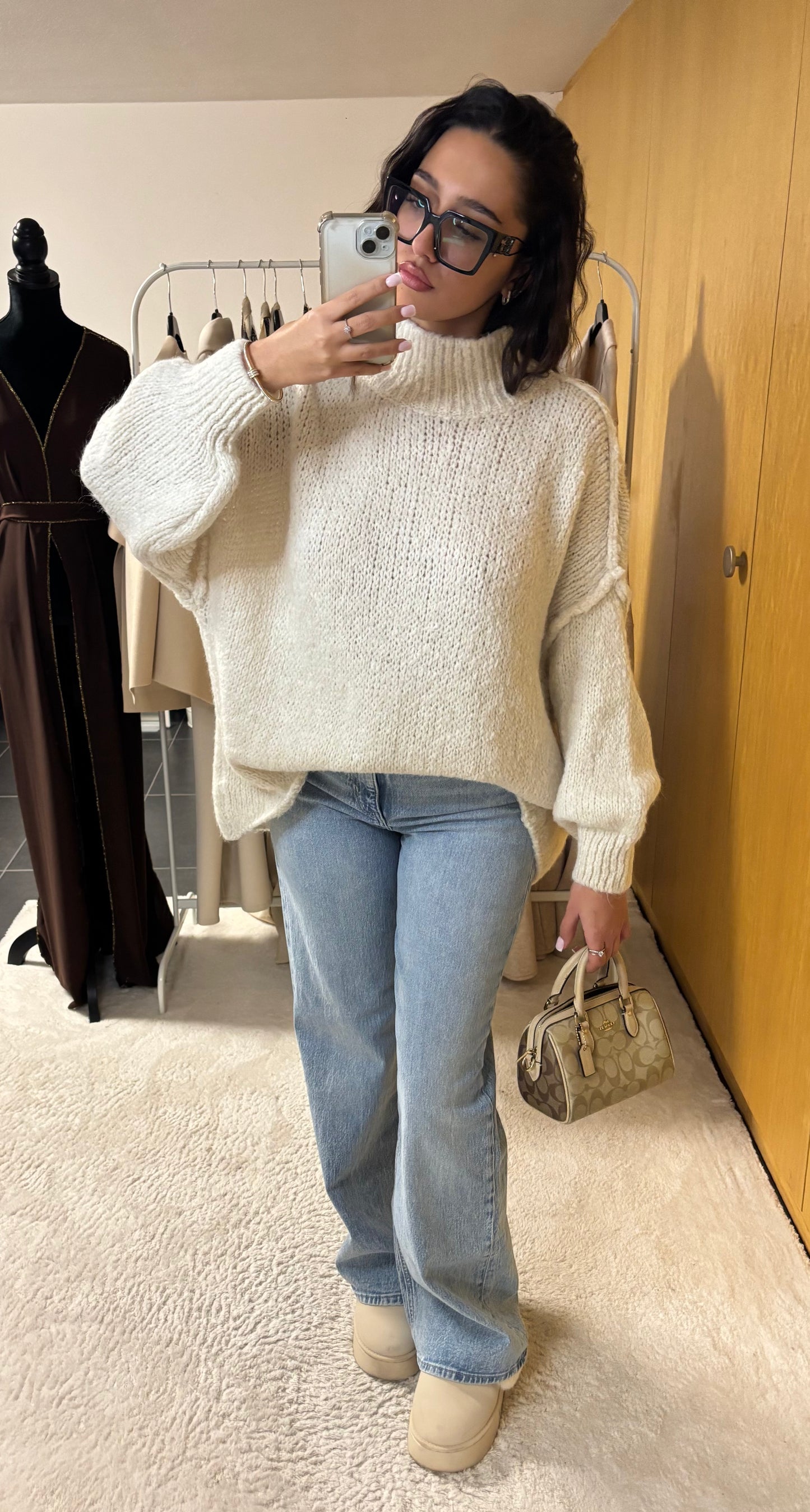 Pull Sandra beige