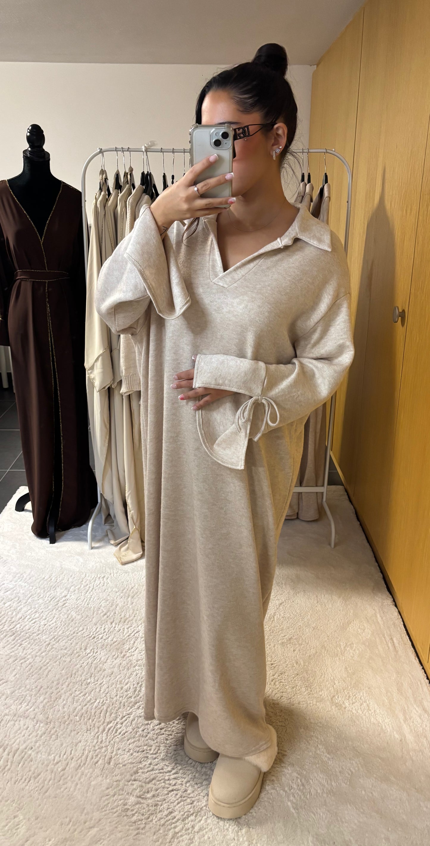 Robe Lorena beige