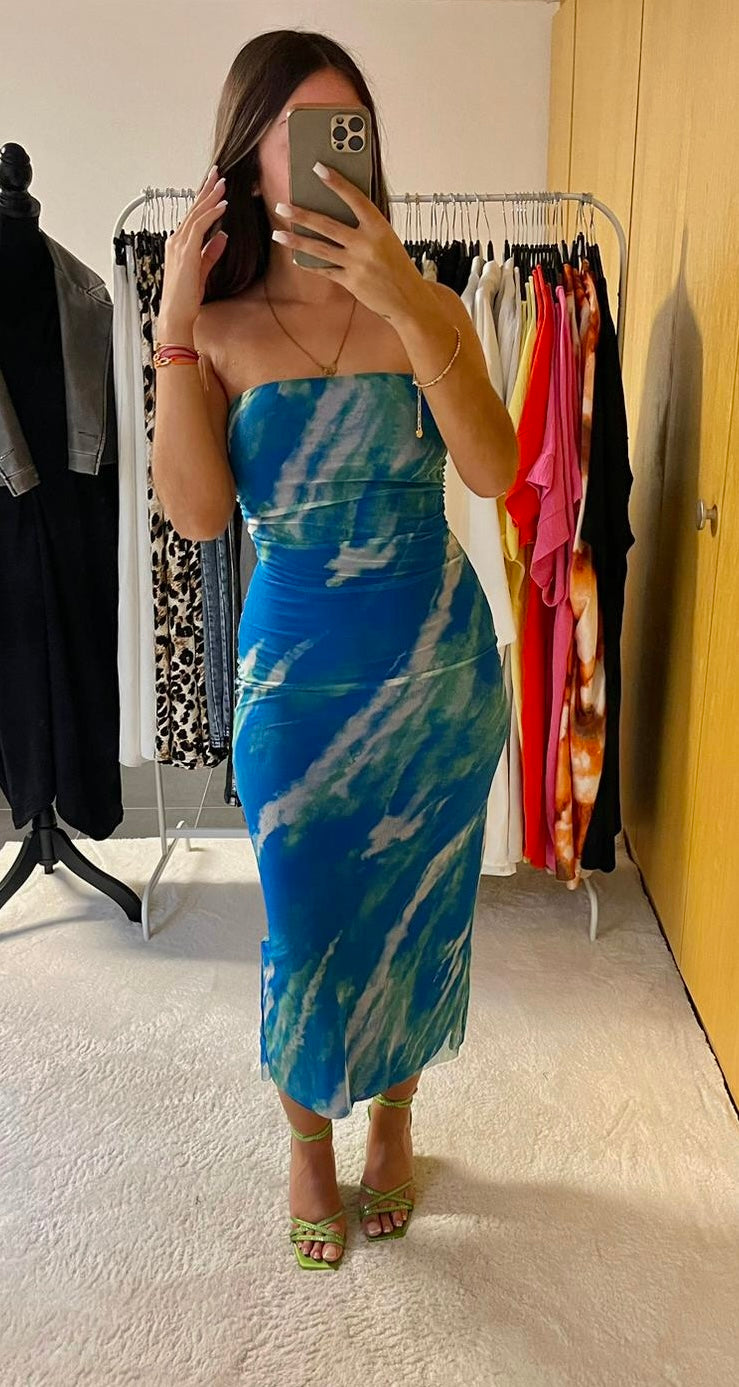 Robe Camila bleu